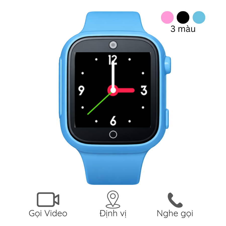 INEXT Y63 - Đồng Hồ Thông Minh Trẻ Em INEXT Y63 - Lắp SIM 4G Đàm Thoại 2 Chiều, Gọi Video Call, Định Vị